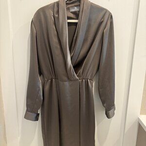 Vintage Liz Claiborne Professional Work Dress | Olive Green | Size 8 | 80s